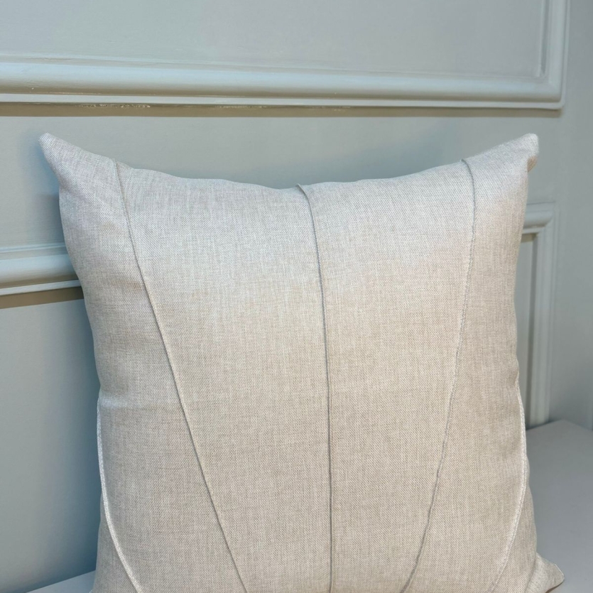 Capa de Linho Drapeado Cru